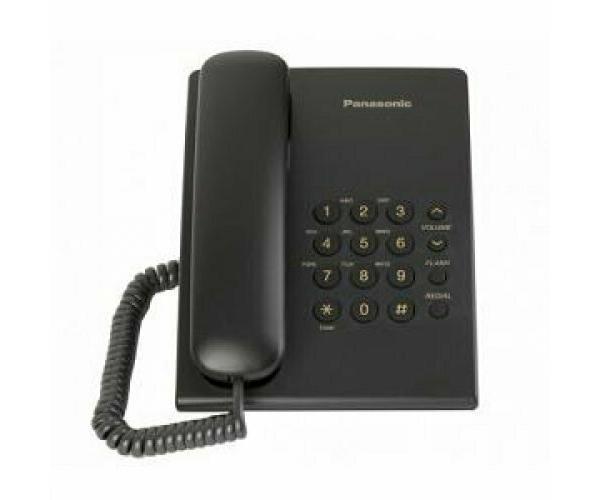 Σταθερό Ψηφιακό Τηλέφωνο Panasonic KX-TS500EXB Μαύρο - Epic Deals